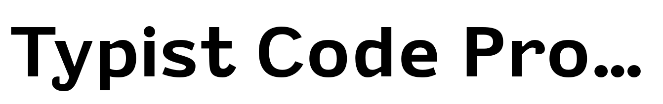Typist Code Prop Bold